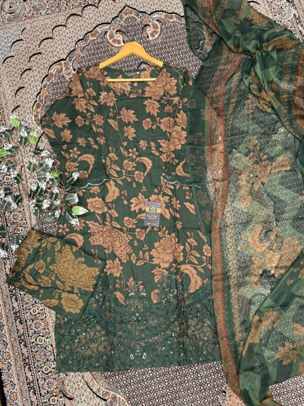 IMG_4033 Pakistani inspired lawn collection green