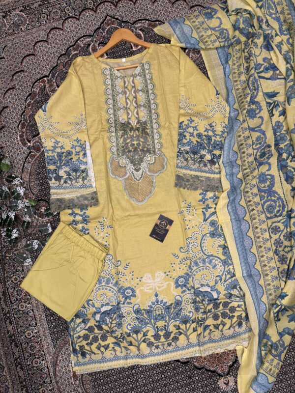 IMG_4036 Pakistani inspired lawn collection yellow