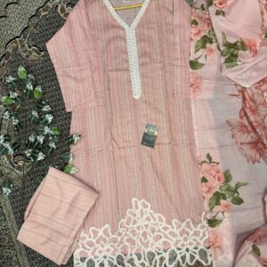 Pakistani inspired lawn collection pink