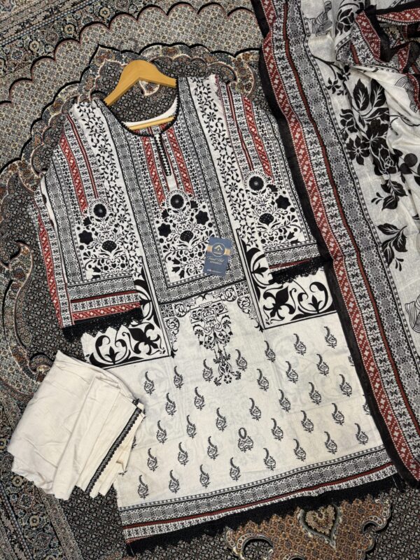 Lawn cotton stiched 3pc cotton