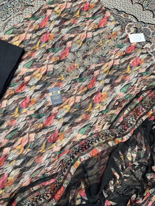 Pure organza with pure duppata partywear unstiched