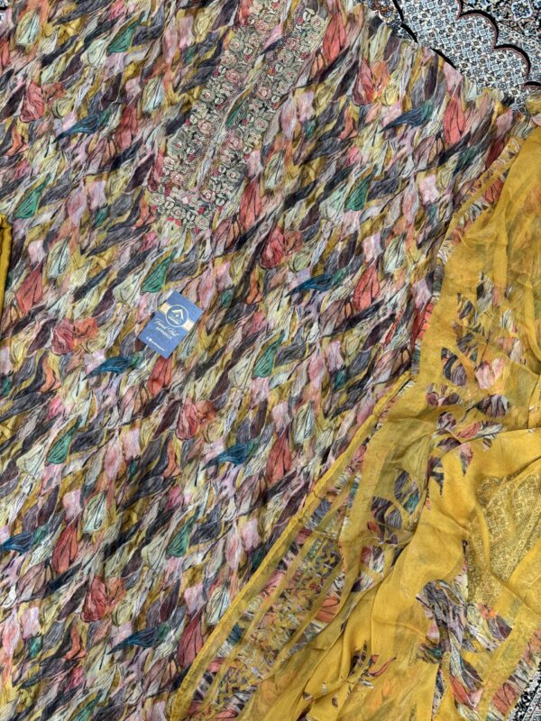 Pure organza with pure duppata partywear unstiched