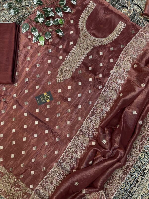 Beautiful partywear shimar fendysilk