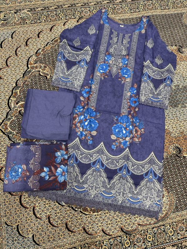 Lawn cotton stiched 3pc cotton