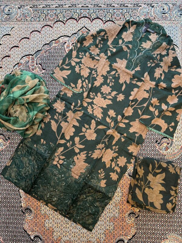 3 pc stitched collection cotton pakistani inspired