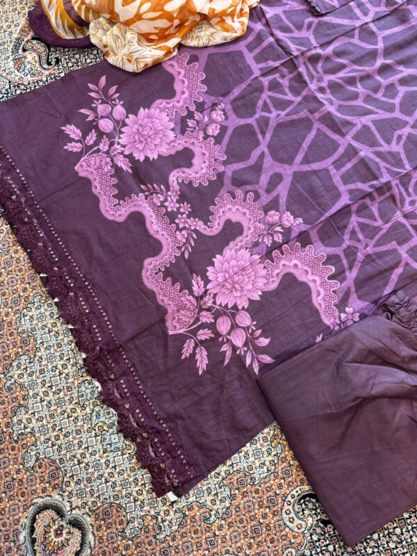 3 pc stitched collection cotton pakistani inspired