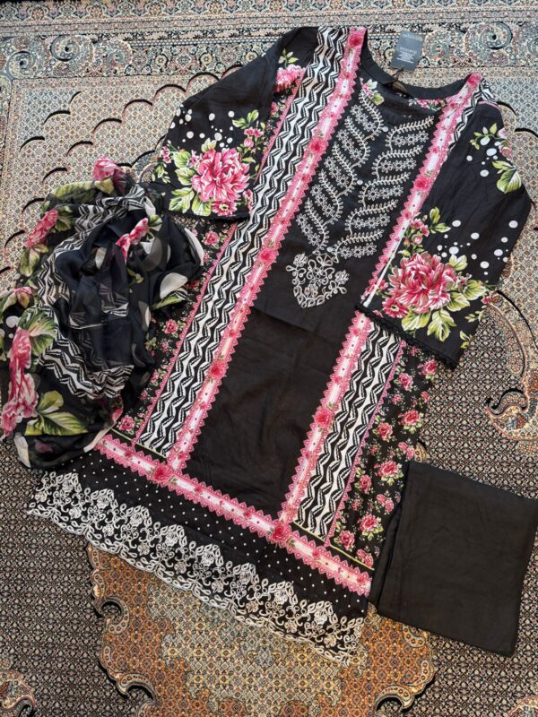 3 pc stitched collection cotton pakistani inspired
