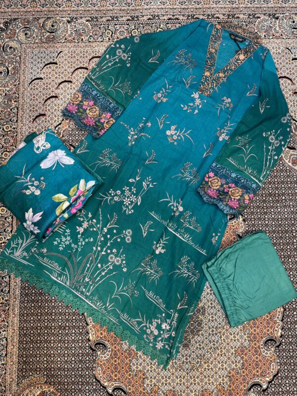 3 pc stitched collection cotton pakistani inspired
