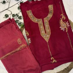 Handcrafted unstitched 3pc luxurious collection