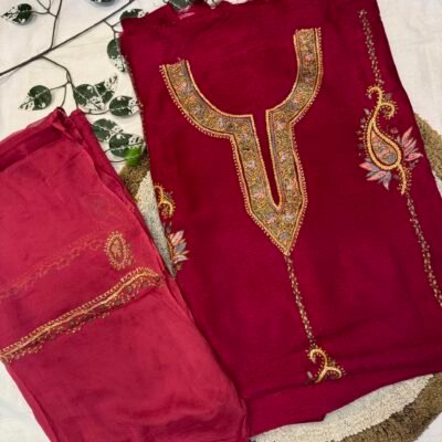 IMG_0819 Handcrafted unstitched 3pc luxurious collection
